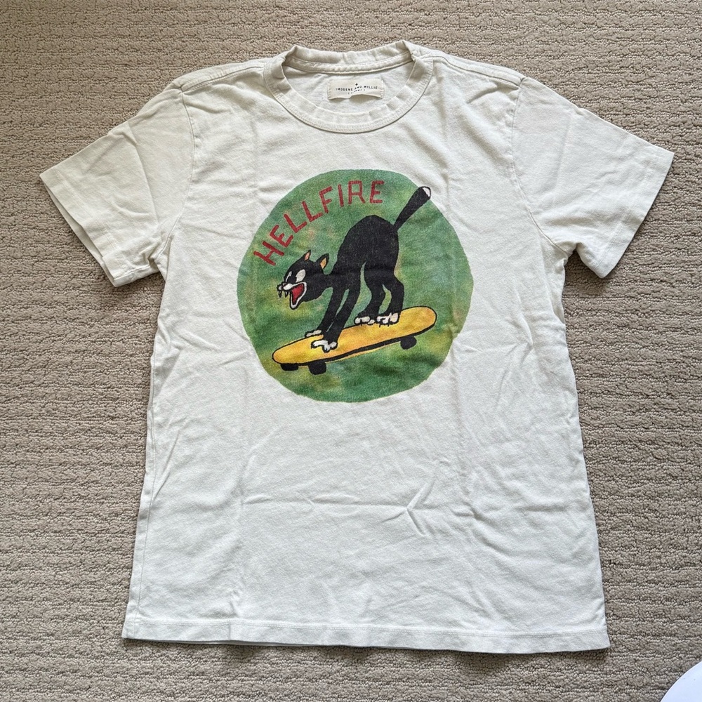imogene + willie hellfire graphic tee size xs